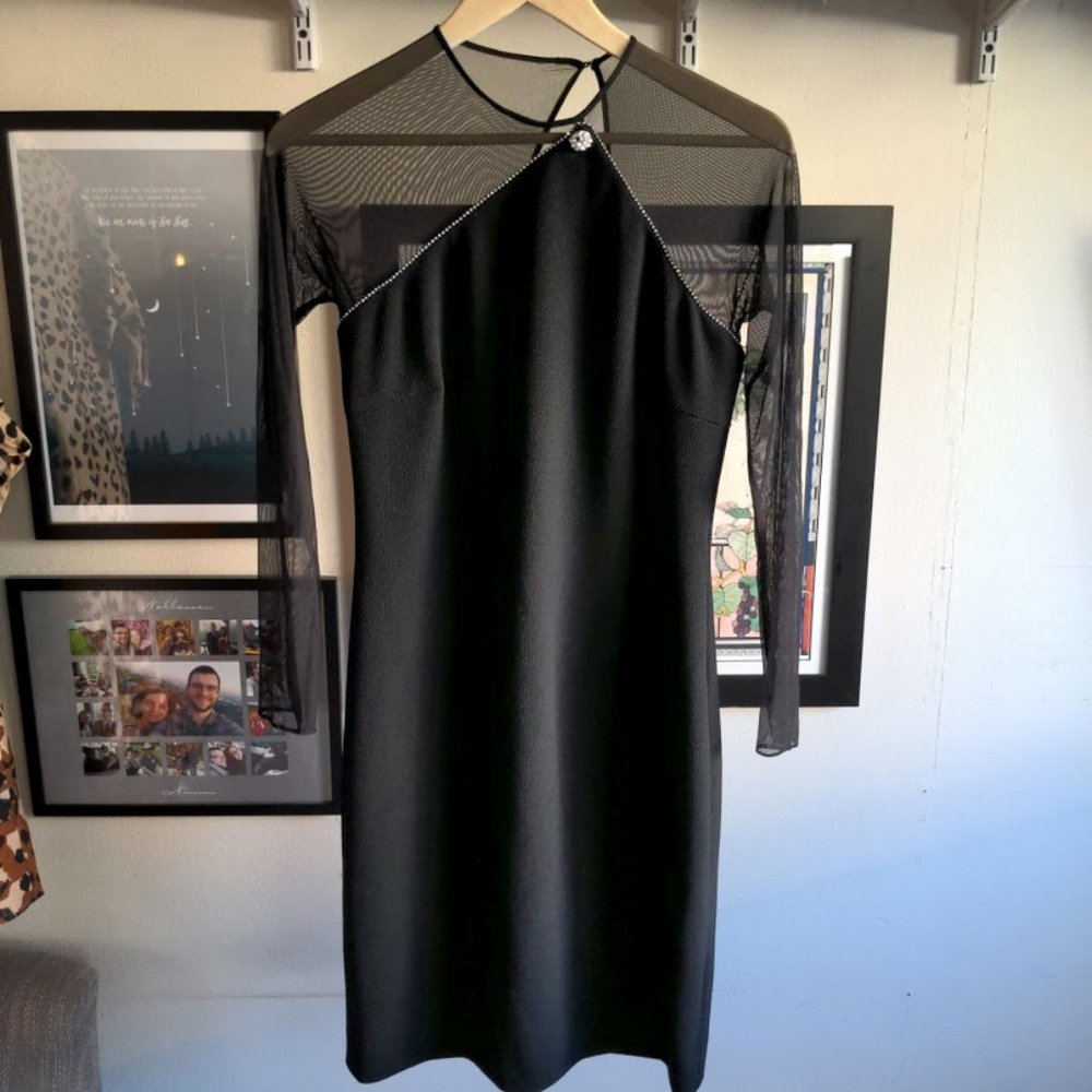 Vintage En Francais by Huey Waltzer Dress Mesh - Picture 4 of 11